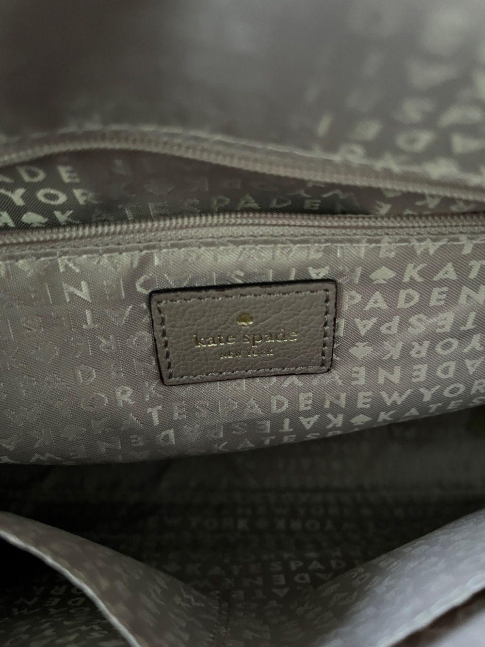 Kate Spade Randall Street mauve leather satchel with top handle - Picture 8 of 9
